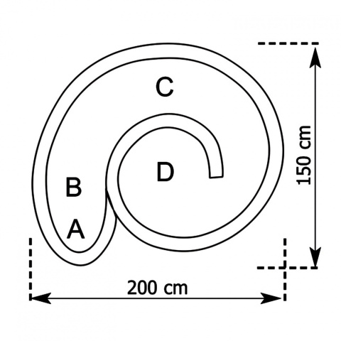 Donica spiralna gabionowa Donica spiralna gabionowa
